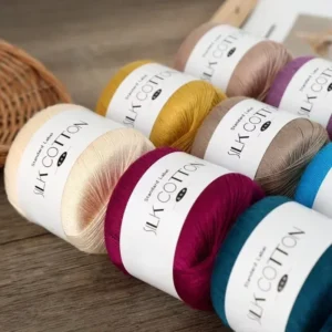 50g/PC Silk Lace Cotton Milk Crochet Yarn