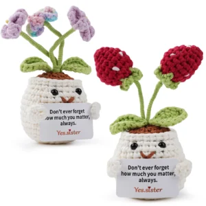 Starter Crochet Kit Potted Plants Amigurumi Set