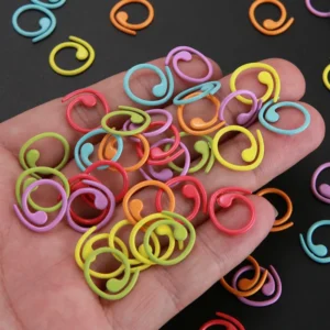 100pcs Crochet Stitch Markers Multicolor