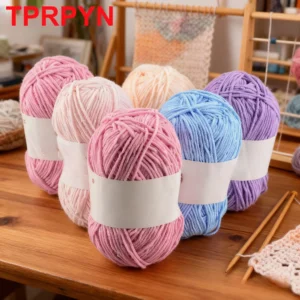 1Pc 50g Chenille Yarn For Hand Knitting Velvet Crochet Yarn