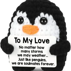 Christmas Crochet Penguin DIY Kit Xmas Holiday